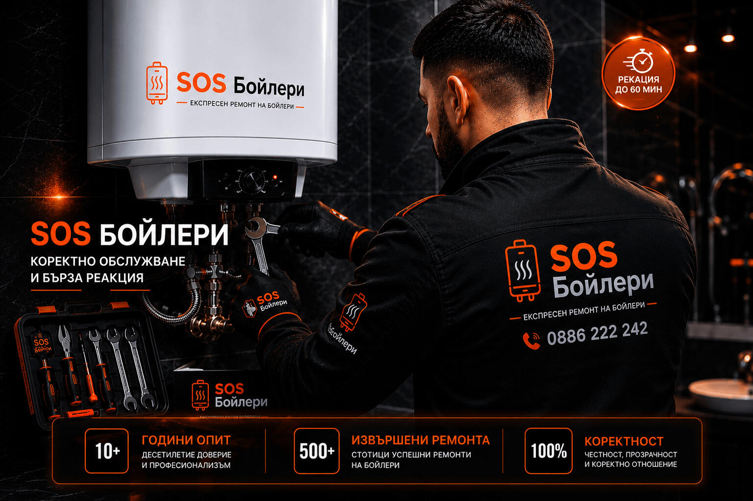 Експресен ремонт на бойлери в София. Сервиз за бойлери SOS Бойлери. Техник за ремонт на бойлер в София. ремонт на бойлери софия, смяна тръба топла вода, смяна фланец, смяна уплътнение фланец, монтаж на редуцир вентил, смяна меки връзки, смяна нагревател, смяна термозащита, смяна терморегулатор, смяна възвратен клапан, смяна ел. ключ на бойлер, смяна бойлерно табло, демонтаж бойлер,